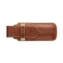 ETUI OPINEL EN CUIR CHIC MARRON