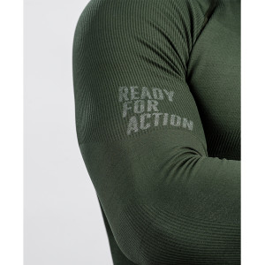 T-SHIRT COL ZIPPÉ ALASKA EXTREME LINE KAKI