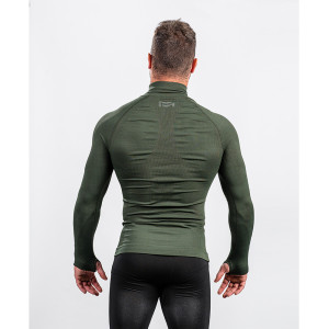 T-SHIRT COL ZIPPÉ ALASKA EXTREME LINE KAKI