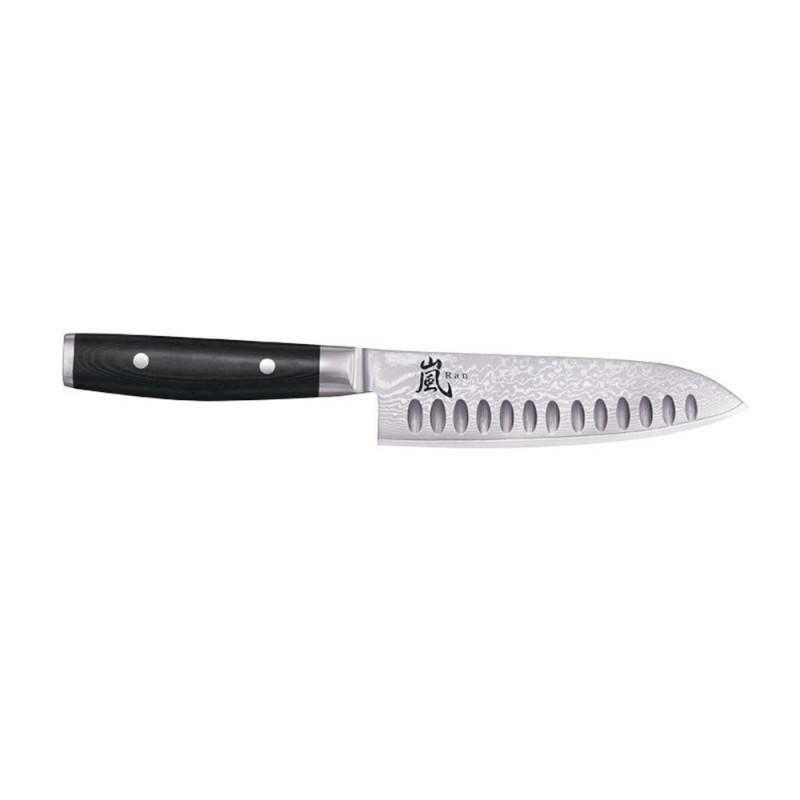 COUTEAU RAN SANTOKU ALVEOLE YAXELL