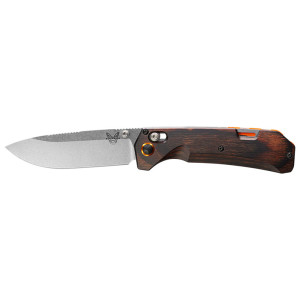 COUTEAU BENCHMADE GRIZZLY CREEK STABILIZED WOOD