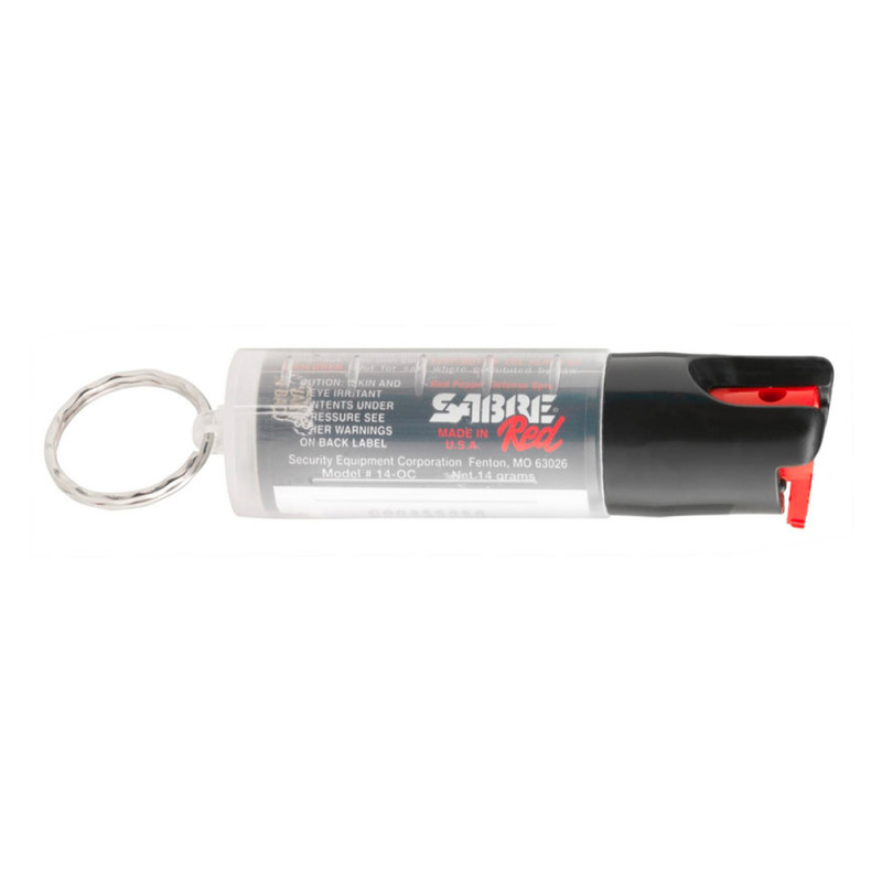 Bombe lacrymogène porte-clés - spray marquant Sabre Red