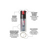 BOMBE LACRYMOGENE SABRE RED 3EN1 PEPPER PORTE-CLES