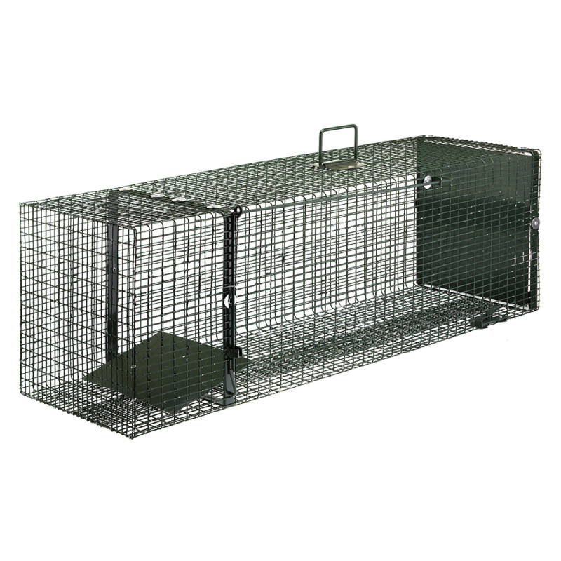 Mecanix Piège à Fauve Galvanisée 50X18X18 cm pour capturer Les Animaux   Piege/Trappe Vivant Double entrée, Cage/nasse Exterieur Un Rat, Campagnol,  Lapin, fouine, lievre, martre… en destockage et reconditionné chez DealBurn