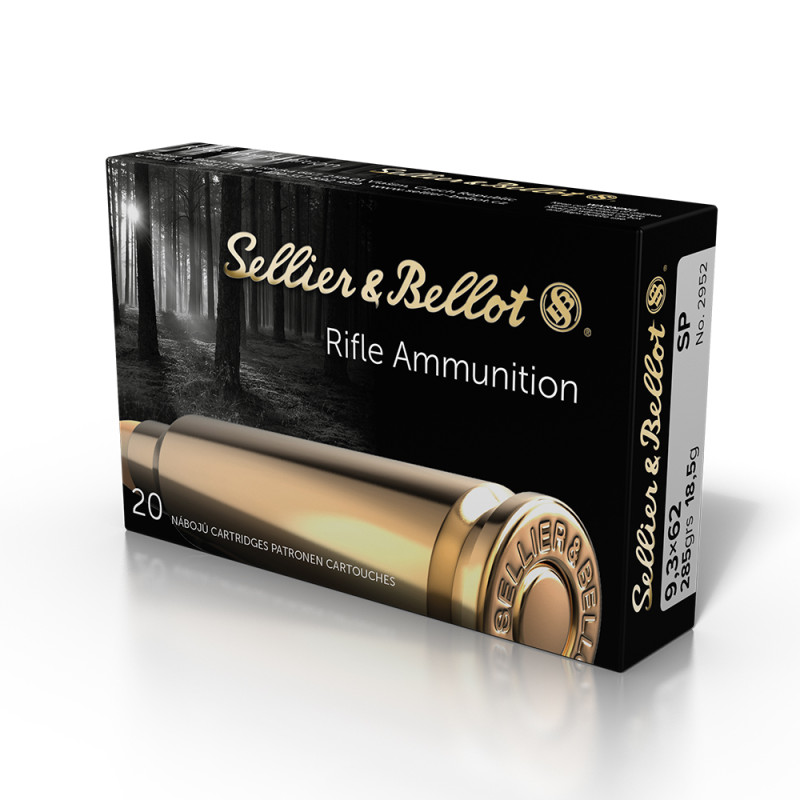 MUNITIONS BALLES SELLIER & BELLOT 9.3X62 SP