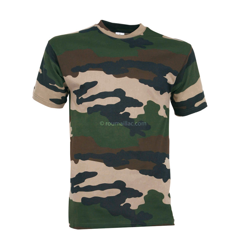 T.SHIRT CHASSE ENFANT CAMO