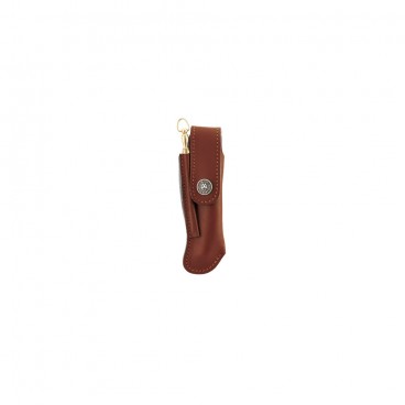 ETUI COUTEAU CUIR MARRON