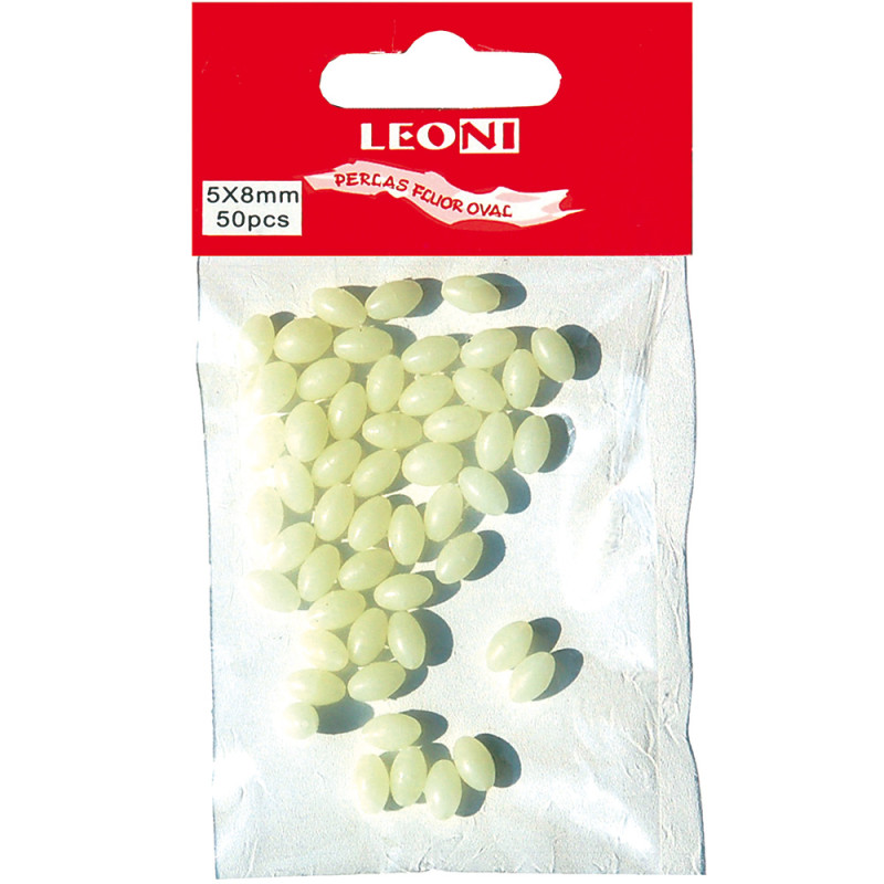 PERLES PHOSPHO OVAL - PERLA FLUOR OVAL 2