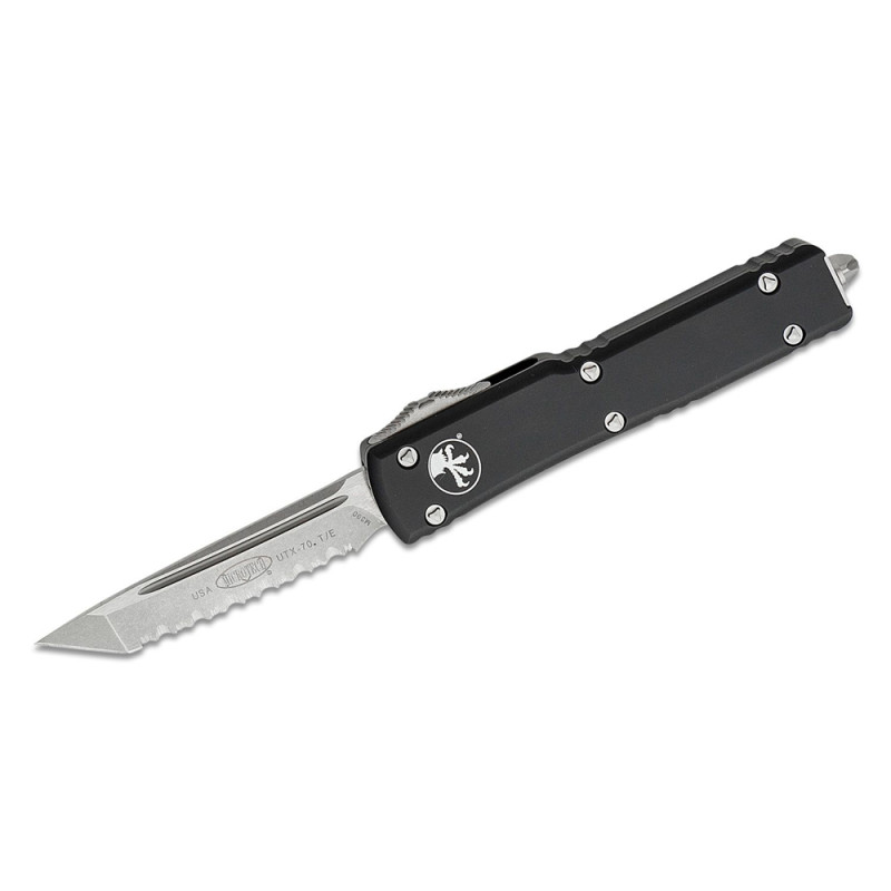 COUTEAU MICROTECH UTX-70 T/E LAME DENTELÉE