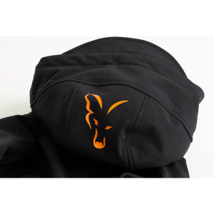 SWEAT A CAPUCHE FOX COLLECTION SHELL HOODIE NOIR & ORANGE