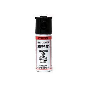 Pack x3 aerosol anti-agression mousse red pepper 100 ml - Roumaillac