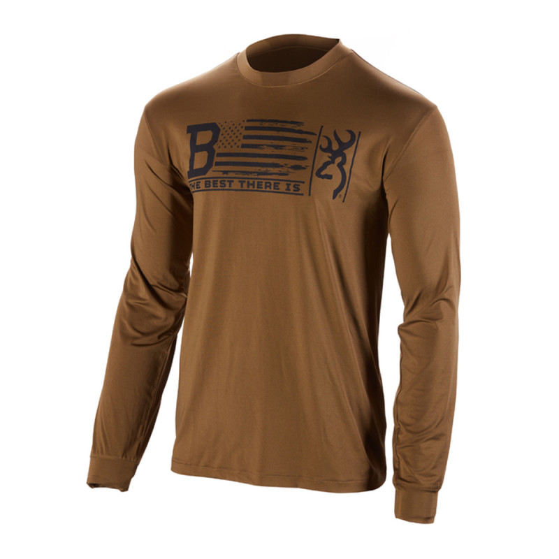 T-SHIRT BROWNING TEAM SPIRIT VERT MILITAIRE