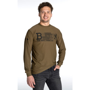 T-SHIRT BROWNING TEAM SPIRIT VERT MILITAIRE