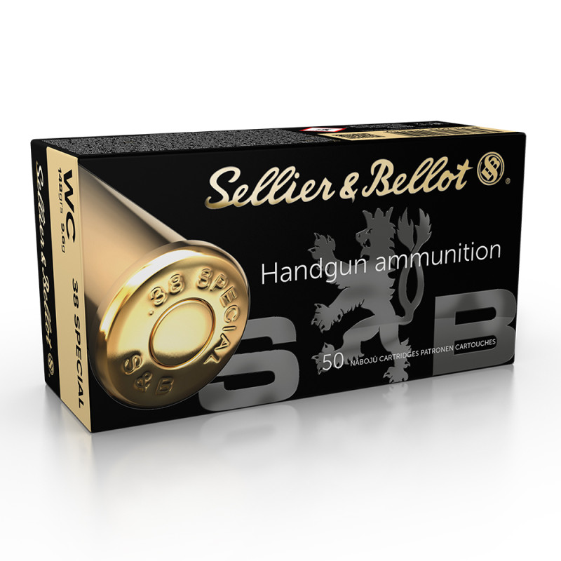 MUNITIONS SELLIER & BELLOT 38 SPECIAL WADCUTTER