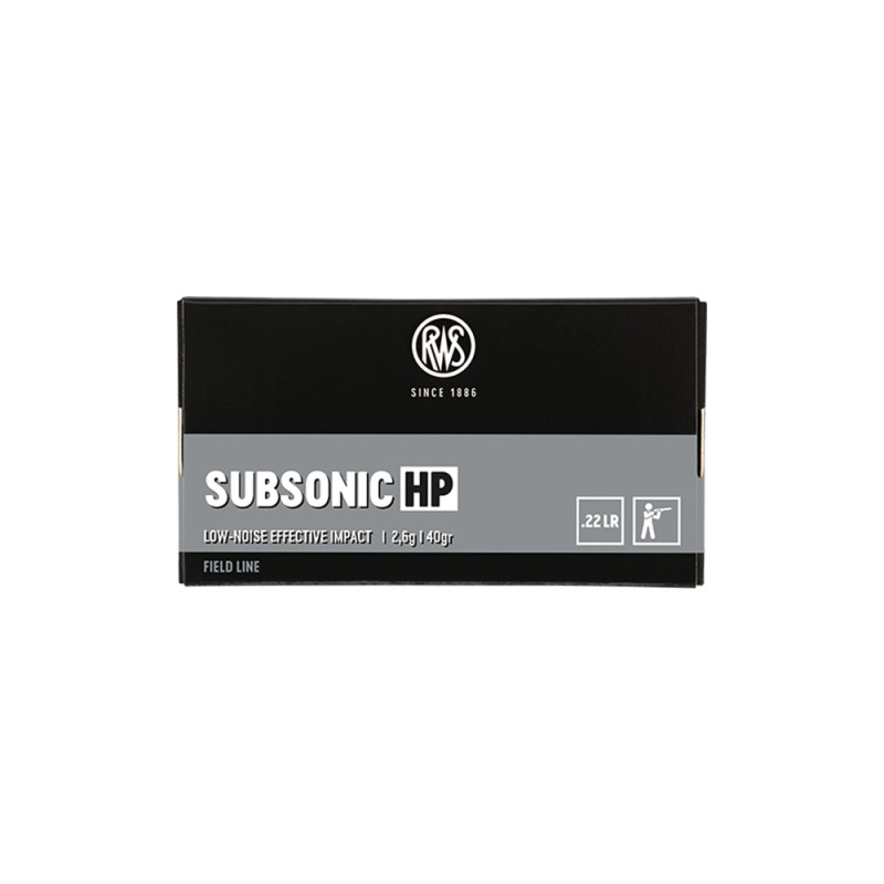 MUNITIONS RWS FIELD LINE 22LR SUBSONIC HP 2132664