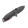 COUTEAU CRKT SQUID COMPACT ORANGE BLACKWASH