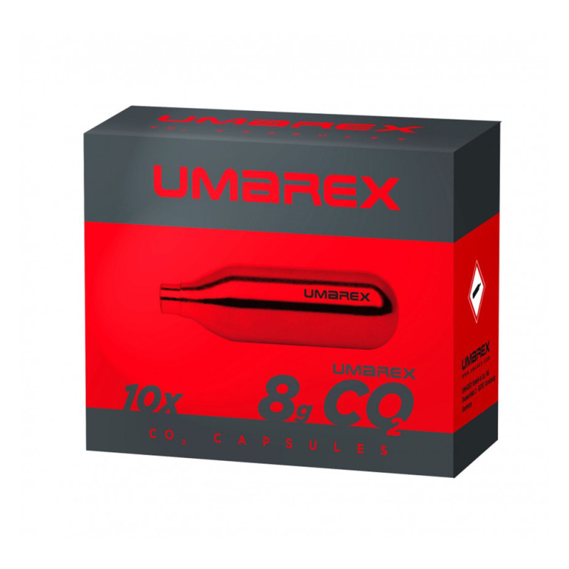 CARTOUCHES UMAREX CO2 8G PAR 10