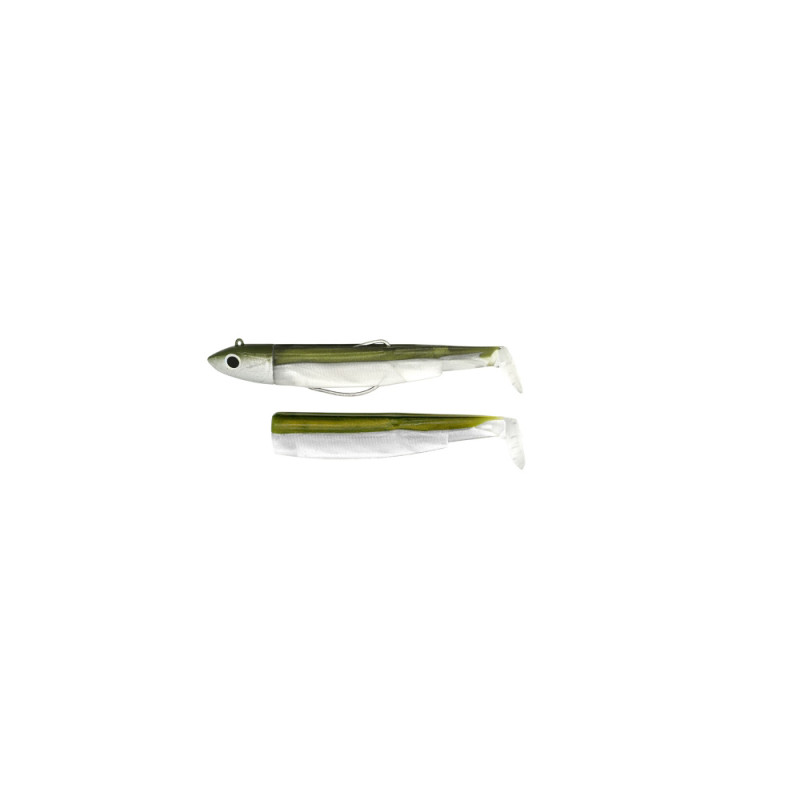 Leurre Souple Black Minnow Fiiish 160 Corps - 16cm 22g | Imitation Sardine | Articulé | Pour Pêche En Mer