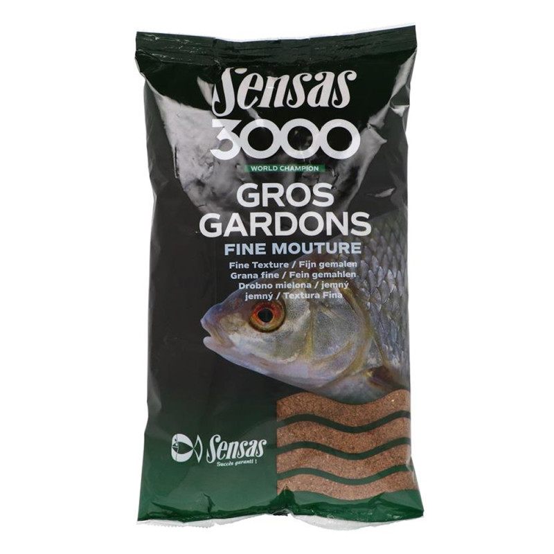 AMORCE SENSAS 3000 GROS GARDONS FINE MOUTURE 1KG