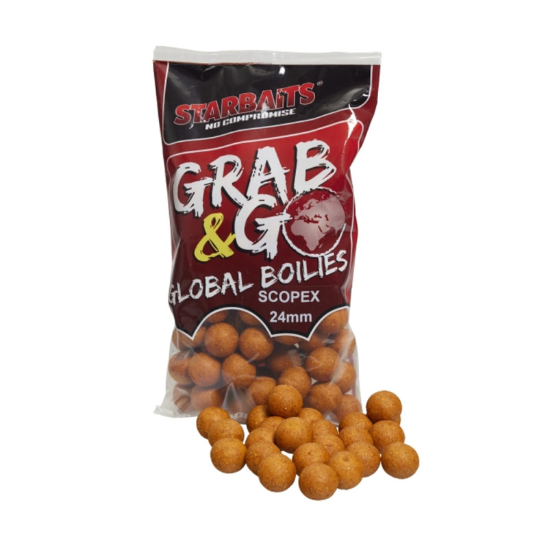 BOUILLETTE STARBAITS GRAB & GO GLOBAL BOILIES 1KG