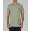 T-SHIRT SALTY CREW FLY TRAP DUSTY SAGE