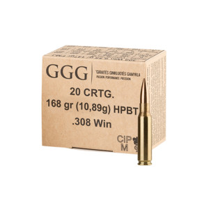 BOITE DE MUNITIONS GGG 308W...