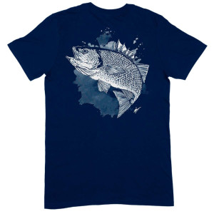TEE SHIRT YUKI SEA BASS NAVY