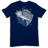 TEE SHIRT YUKI SEA BASS NAVY