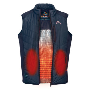 GILET CHAUFFANT LIGNE VERNEY CARRON HYBRID KAKI