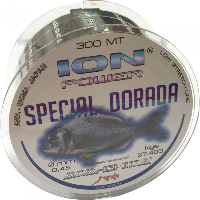 ION POWER SPECIAL DORADA 150mt Ligne de Pêche Monofilament awa`s AWA-SHIMA