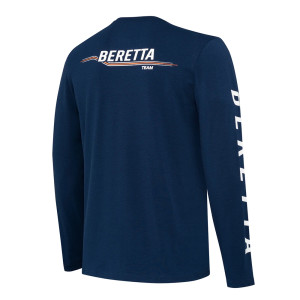 T-SHIRT MANCHES LONGUES BERETTA TEAM BLEU