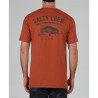 T-SHIRT SALTY CREW BASS STAMP PREMIUM RUST