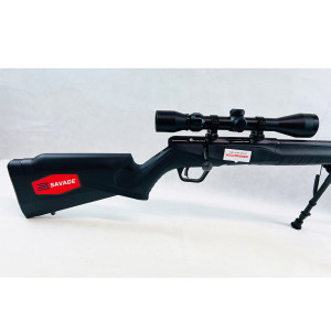 PACK CARABINE SAVAGE B22 F + LUNETTE + BIPIED + MODÉRATEUR
