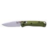 COUTEAU BENCHMADE MINI BUGOUT MANCHE ALU VERT
