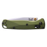 COUTEAU BENCHMADE MINI BUGOUT MANCHE ALU VERT