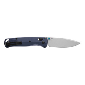COUTEAU BENCHMADE BUGOUT MANCHE ALU BLEU