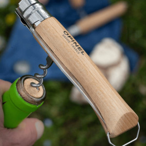 COUTEAU OPINEL N°10 TIRE BOUCHON DECAPSULEUR