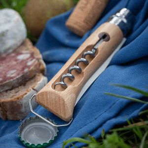 COUTEAU OPINEL N°10 TIRE BOUCHON DECAPSULEUR