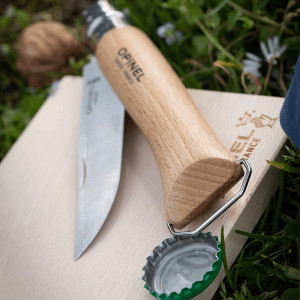COUTEAU OPINEL N°10 TIRE BOUCHON DECAPSULEUR