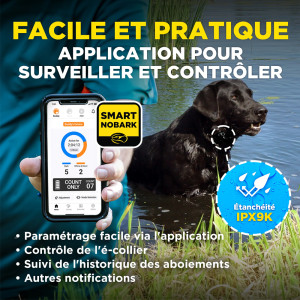 COLLIER ANTI-ABOIEMENT DOGTRA SMART NOBARK