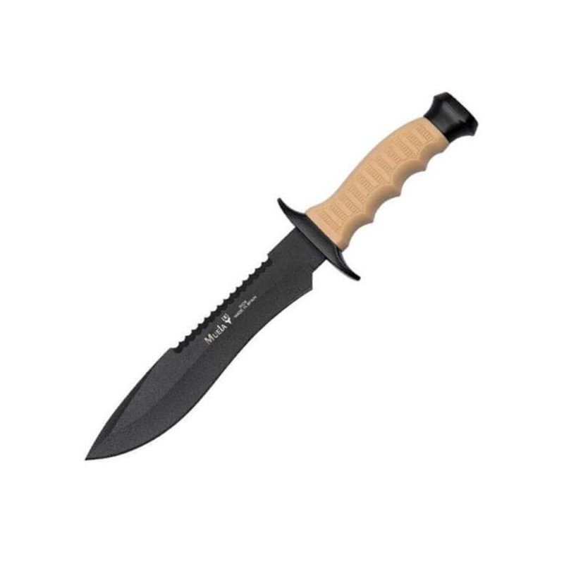 POIGNARD MUELA 85-181 NOIR/SABLE 18CM INOX