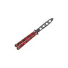 COUTEAU PAPILLON D'ENTRAINEMENT THIRD INOX ROUGE