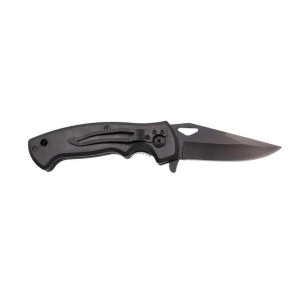 COUTEAU THIRD ABS DÉCOR AIGLE AMERICAIN 11.5CM INOX NOIR