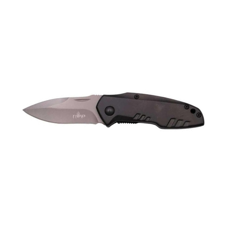 COUTEAU THIRD ALUMINIUM VERT 9CM INOX