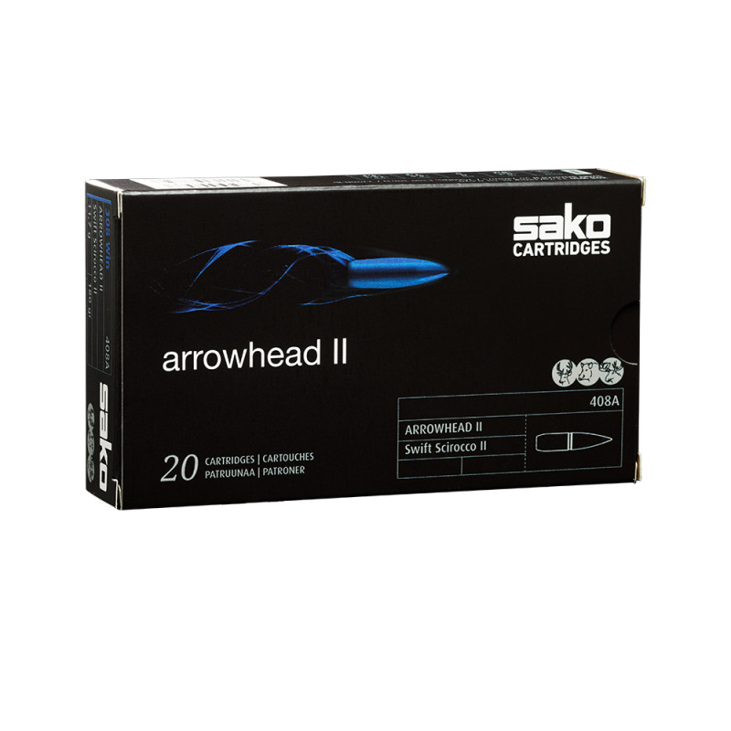 MUNITIONS BALLES SAKO ARROWHEAD II 7X64 407B