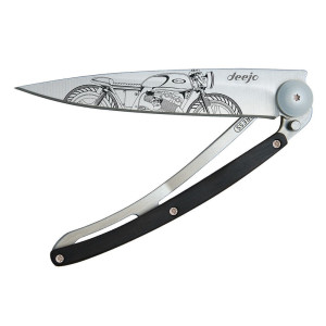 COUTEAU DEEJO CAFE RACER EBENE