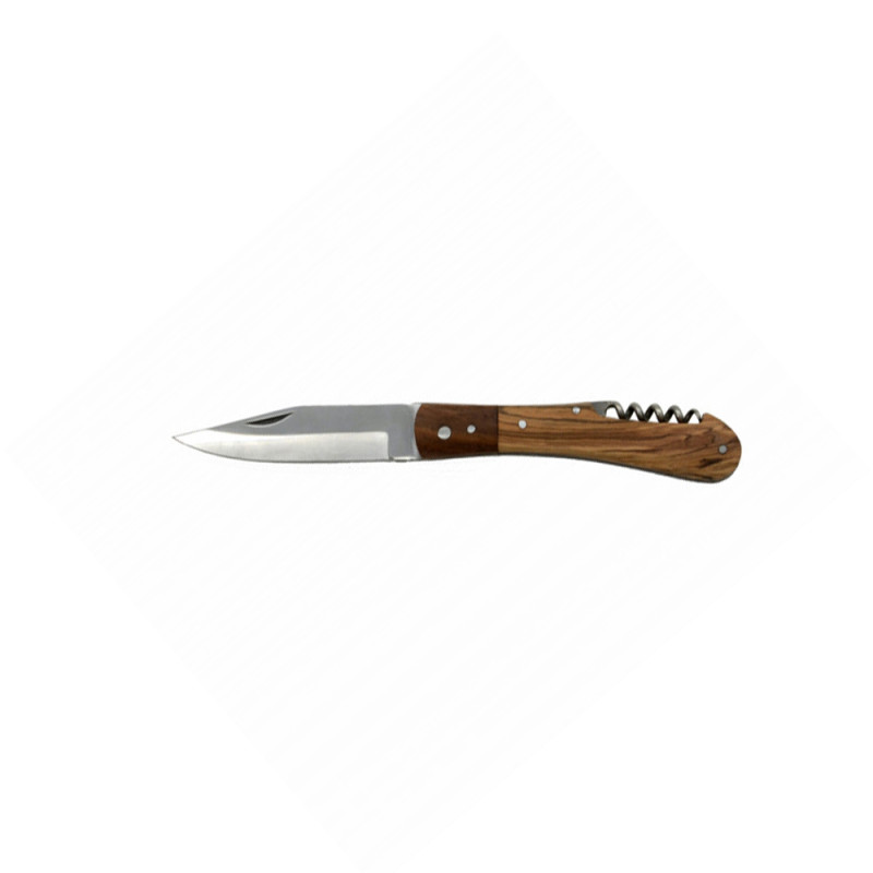 COUTEAU JEAN FUENTES BOIS BICOLORE TIRE BOUCHON