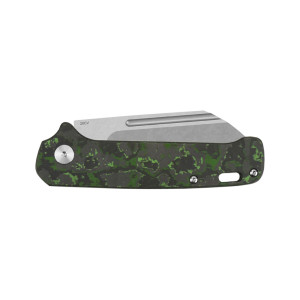 COUTEAU QSP PENGUIN FIBRE DE CARBONE VERT