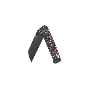 COUTEAU QSP PENGUIN PLUS CARBONE TITANE LAME NOIRE