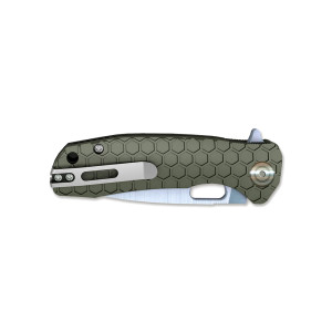 COUTEAU FLIPPER SMALL GREEN - HONEY BADGER
